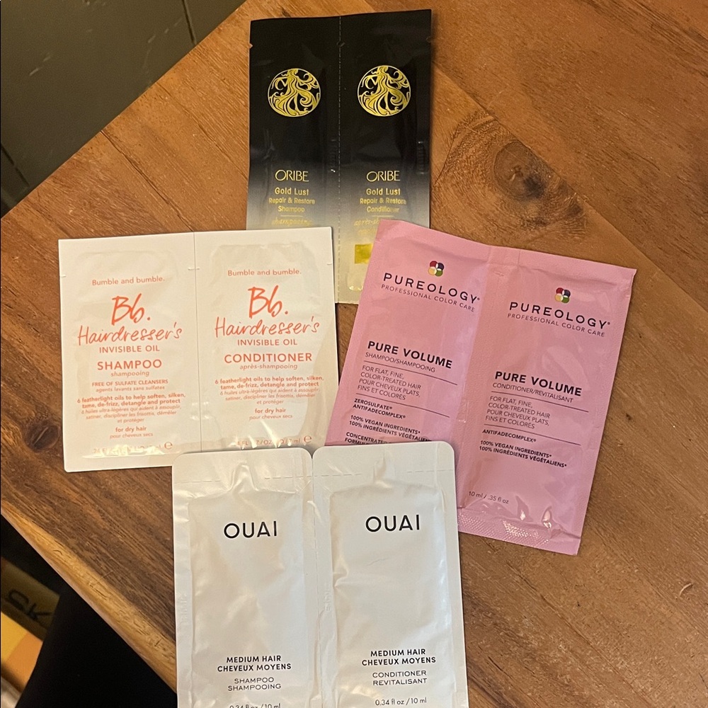 Oribe, Bumble & Bumble, Ouai & Pureololgy Hair Products